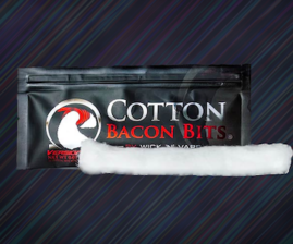 a bag of cotton bacon