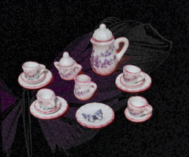 a mini tea service for four