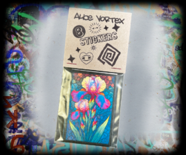 Nature in Stained Glass Sticker Set